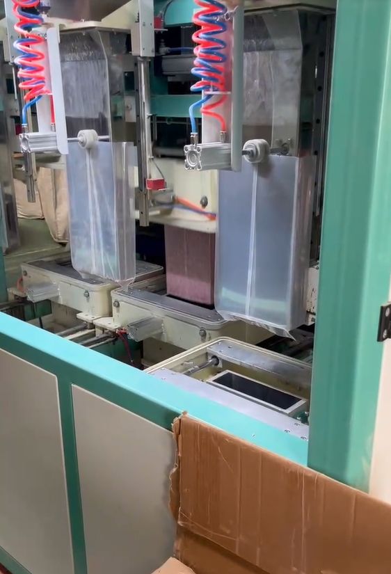 Cat litter packaging line with quality inspection - factory China